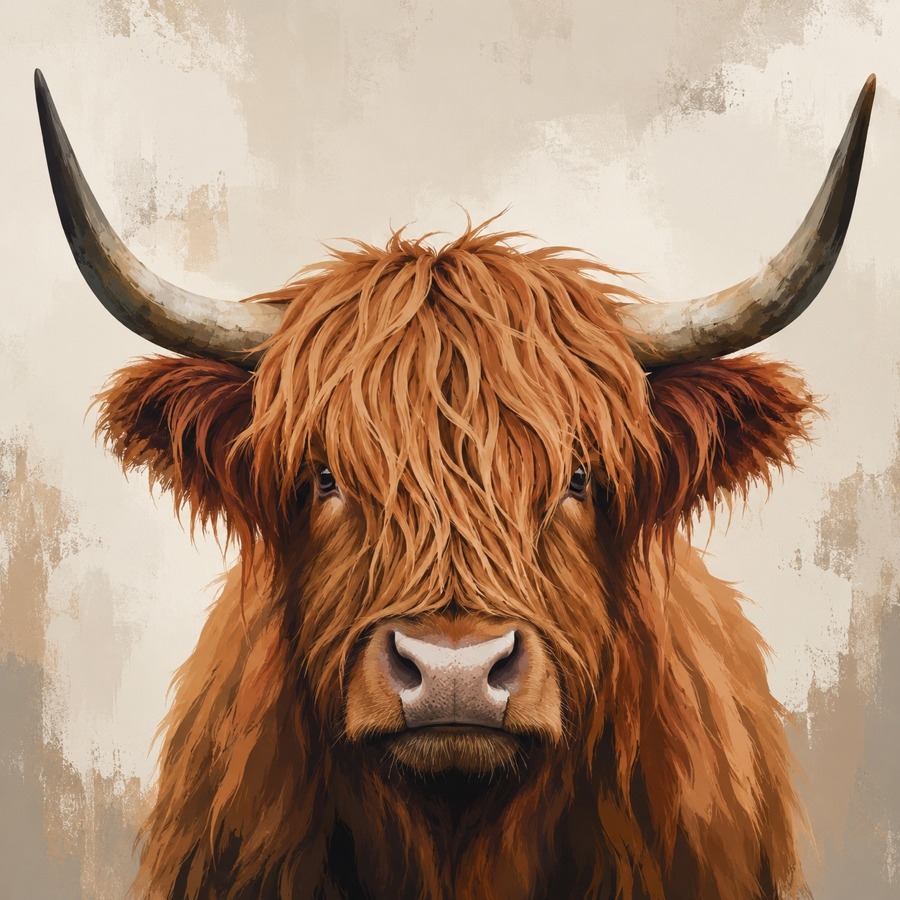 BIGREDCOO Highland cow logo